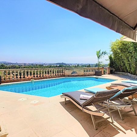 3 Bedrooms Villa Near Cannes - Pool & Jacuzzi - Sea View Mandelieu La Napoule Ngoại thất bức ảnh