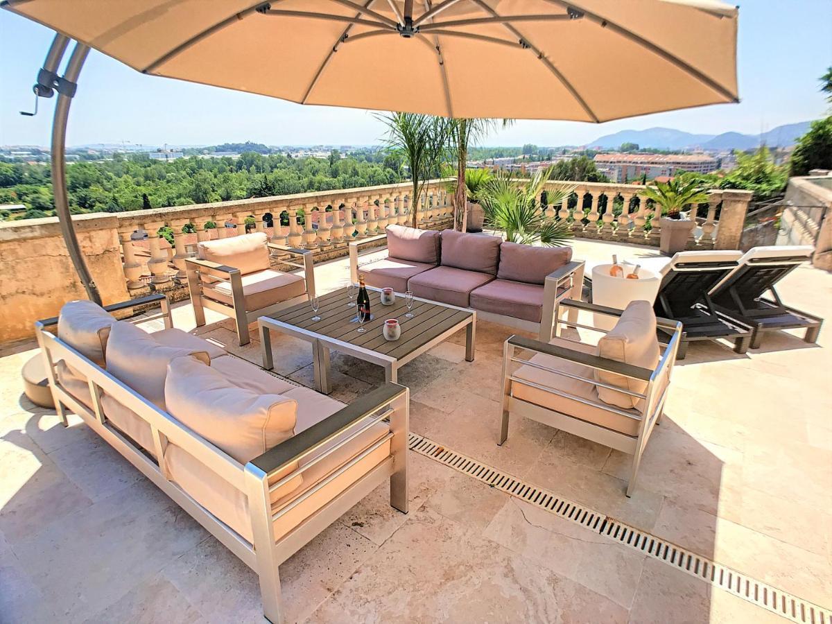 3 Bedrooms Villa Near Cannes - Pool & Jacuzzi - Sea View Mandelieu La Napoule Ngoại thất bức ảnh