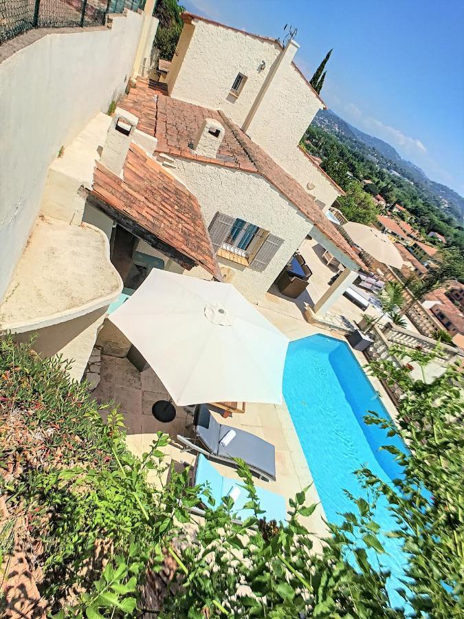 3 Bedrooms Villa Near Cannes - Pool & Jacuzzi - Sea View Mandelieu La Napoule Ngoại thất bức ảnh